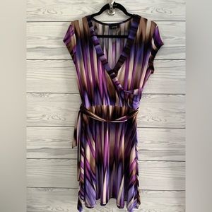 Pretty Y2K Wrap look Dress L
